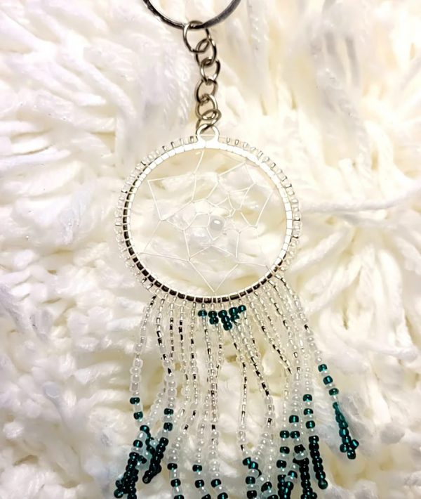 Beaded Dreamcatcher Keychain