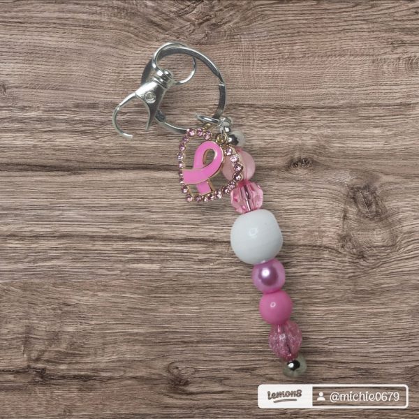 Breast Cancer awareness key chain